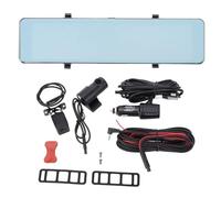 JMbpkduHs 12" Mirror Dash CAM, 1080p Full Rear View Mirror Camera Anti Glare 3 Channel Backup Camera with 145 Degree Wide Angle, Full HD Dvr Rearview Mirror