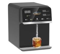 JMbpkduHs Dispensador De Agua De Pared,Máquina De Pipelines De Calentamiento Rápido para Uso Doméstico,2l/Min,Control De Temperatura Caliente Y Fría,Pantalla Táctil LED + Bloqueo De Seguridad