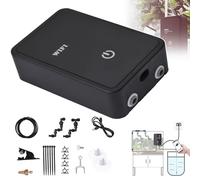JMbpkduHs Dispositivo De Riego Inteligente WiFi,Sis-Tema De Riego Automático Temporizado,Sist-ema De Autorriego para Plantas De Interior De Jardín Doméstico,Black
