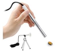 JMbpkduHs Microscopio Digital con Cámara USB,Microscopio Digital De Mano 11mm 500x,Boroscopio Endoscopio Otoscopio con LED
