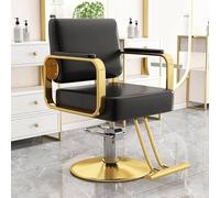 JMbpkduHs Silla De Peluquería,Bomba Hidráulica De Cuero De La PU Peluquería Silla, Altura Ajustable (83-97cm), 360 ° Swivel Haircut Styling Chair, para Barbershop, Beauty SPA Y Tattoo Shop,B