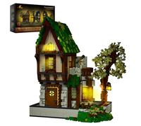 JMBricklayer 30124 Lighting - Modelo de Bloques de construcción de Taberna Medieval, Conjunto de Juguetes de construcción de Arquitectura Modular Vintage, Conjunto de Juguetes de construcción de Moc