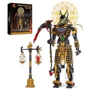 JMBricklayer Anubis - Juego de construcción mítico para adultos, edificio de dios egipcios antiguos, kits de modelos coleccionables para decoración de oficina en casa, regalos de estatua para hombres