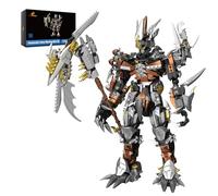 JMBricklayer - Juego de construcción robot Mecha 70149, kits modelo Hero Mech para adultos, figuras de acción flexibles, decoración de exposición, regalos ideales, hombres, juguete robot de combate