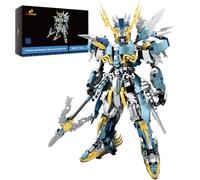 JMBricklayer Juegos de construcción de robot Mecha, kits de modelo Cool Hero Mech para adultos, decoración de exhibición STEM con articulaciones móviles, figuras de acción, regalos ideales para