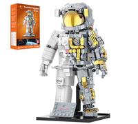 JMBricklayer Kits de construcción de astronautas espaciales para adultos 70131 - Modelo flexible de bloques de construcción de astronautas con soporte de exposición, decoración de habitación infantil