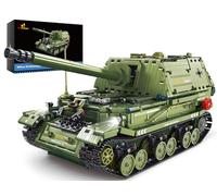 JMBricklayer Modelo de Tanque, 61509 Técnica, Tanques Militares, Ladrillos de sujeción, Juguete de Tanque Ferdinand WW2, Juguete de construcción para Adultos y niños