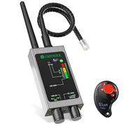 JMDHKK M8000 Detector de Cámaras Ocultas, Micrófonos y Dispositivos de Espionaje para Hoteles y Viajes (Plateado)