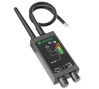 JMDHKK M8000 Detector de Cámaras Ocultas, Micrófonos y Dispositivos de Espionaje para Hoteles y Viajes (Negro)