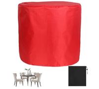 JMDNTQ Funda para Muebles Impermeable de Jardín 220x80cm, Redonda Cubierta Mesa Jardín Resistente, 420D Oxford protección Resitente al Polvo, Funda Protectora Silla