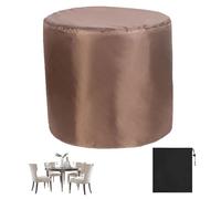 JMDNTQ Funda para Muebles Impermeable de Jardín 80x80cm, Redonda Cubierta Mesa Jardín Resistente, 420D Oxford protección Resitente al Polvo, Funda Protectora Silla