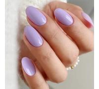 JMEOWIO Gel Semicurado de Pegatinas Púrpura Gel Semi-Curado Nail Art Stickers Decoración