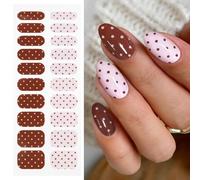 JMEOWIO Uñas de Gel Pegatinas Punto Pegatinas Uñas Gel Nail Art Stickers Decoración