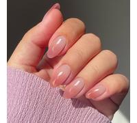 JMEOWIO Uñas de Gel Pegatinas Rosa Albaricoque Degradado Pegatinas Uñas Gel Nail Art Stickers Decoración