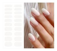 JMEOWIO Uñas de Gel Pegatinas Rosa Blanco Pegatinas Uñas Gel Nail Art Stickers Decoración 5622