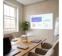 JMGO JMGO N1S Nano Proyector Full HD Portátil Proyector portátil Full HD con tecnología láser, Google TV integrado y diseño compacto con soporte giratorio