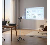 JMGO Pack JMGO PicoPlay Proyector Full HD Pack con proyector portátil Full HD, powerbank, trípode y maletín para proyecciones móviles listas para usar en