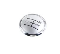 JMGTLSFA Pomos Palanca Coche Para A6 C5 A4 B5 A8 D2 1998-2001 Manual 5/6 Perilla Cambio Velocidad Palanca Tapa Cubierta Número Emblema(5 Speed Gray)