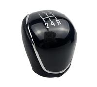 JMGTLSFA Pomos Palanca Coche Para Ford Para Mondeo 4 Mk4 IV 2007-2014 Perilla Palanca Cambios Velocidad Manual Polaina Cubierta Arranque Collar(5 Speed Black Knob)