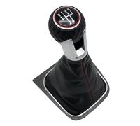 JMGTLSFA Pomos Palanca Coche Para VW Para Golf6 MK6 R20 Para 5 A5 MK5 GTI GTD Para Jetta R32 A6 2004-2014 Pomo Cambio Marchas Palanca Cambios Funda Protectora(5 Speed D)