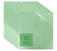 JMIATRY 10 Piezas Base De Corte 35.6x33CM Tapete de Corte para Cricut Maker 3/Explore 3/Air/Air 2，Color Verde