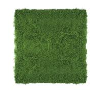 JMIATRY Alfombrilla de musgo artificial verde oscuro 1 x 1 m