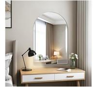 JMITHA Espejo Montado en la Pared, Espejo de Pared Arqueado para Baño Espejo de Baño de Arco de 40x60cm Espejo Baño Modern