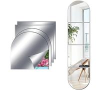 JMITHA Espejos Autoadhesivos Pared Espejo Adhesivo Espejos de Pared sin Marco HD Espejo Acrílico Espejos Adhesivos para Decoración del Hogar