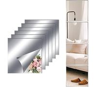 JMITHA Espejos Autoadhesivos Pared Espejo Adhesivo Espejos de Pared sin Marco HD Espejo Acrílico Espejos Adhesivos para Decoración del Hogar