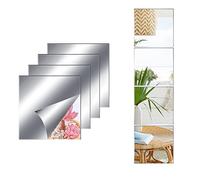 JMITHA Espejos Autoadhesivos Pared Espejo Adhesivo Espejos de Pared sin Marco HD Espejo Acrílico Espejos Adhesivos para Decoración del Hogar