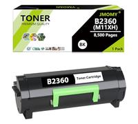 Jmomy M11XH - Cartucho de tóner remanufacturado de repuesto para Dell M11XH 331-9805, funciona con B2360d, B2360dn, B3460dn, B3465dn, B3465dnf (8.500 páginas, 1 paquete)