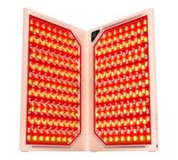 JMOON FlexGlow Dispositivo de terapia de luz, terapia de luz roja plegable de grado médico para cara, luz roja y NIR para reducción de arrugas y azul y rojo para tratamiento del acné con área de 1040