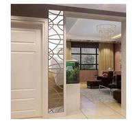 JMORCO Espejo Pegatina 14 Uds Espejo 3D rectángulo Vinilo Adhesivo removible for Pared calcomanía decoración del hogar Arte DIY 20x40cm