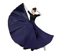 JMORCO Falda Flamenca Mujer Vestido de Gran tamaño, Falda de Baile, Carnaval, actuación en el Escenario, Mujeres, 540, 720 Grados, Falda Larga, Disfraz, Vestidos Elegantes for Mujeres(Blue 720)