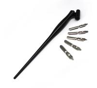 JMORCO Pluma Caligrafia Soporte for pluma de inmersión for caligrafía manga + 6 puntas for rotulación, bocetos, kit dibujo, suministros papelería for fuente