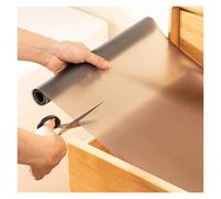 JMORCO Protector Cajones Cocina Tapete Impermeable for cajones, Revestimiento for gabinetes, tapete for refrigerador, manteles Individuales a Prueba de Polvo for armarios(Black S)