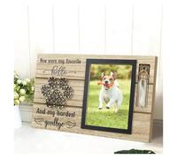 JMORCO Regalos para Perros Marco de Fotos conmemorativo for Mascotas, Recuerdo Madera for con urnas y Botella