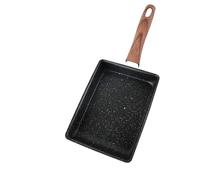 JMORCO Sarten Tortilla Sartén antiadherente for tortillas, tamagoyaki, wok, sartén rectangular for huevos, tamago pequeño for freír con utensilios de cocina