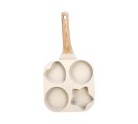 JMORCO Sarten Tortilla Sartén for panqueques con mango resistente al calor, for desayuno, herramienta de cocina for cocinar tortillas(WHITE)