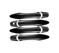 JMORCO Tirador Exterior Puerta Coche 8 unids/Set Negro Brillante ABS manija Puerta Exterior embellecedor para Infiniti QX80 SUV 2014 2015 2016 2017 2018 2019 2020 2021 2022 2023 2024