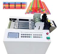 JMOUZHG Cortador automático de tubos termorretráctiles, máquina de corte de cables, ancho de corte de 1 a 100 mm, para cortar tubos termorretráctiles, fibra de vidrio