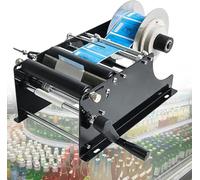 JMOUZHG Impresora manual de etiquetas adhesivas de tamaño ajustable para una aplicación eficiente de etiquetas en latas, plástico, botellas de vidrio