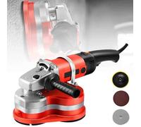 JMOUZHG Kit de pulidora de concreto eléctrica con Motor de 2800W, Disco de Diamante y Mango Auxiliar para Lijado y Pulido de Pisos sin Costuras.