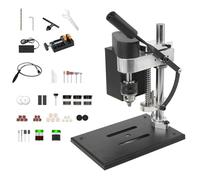 JMOUZHG Kit de Soporte para Taladro de Banco eléctrico Mini, máquina de taladrar para el hogar de 8000 RPM, Velocidad Variable de 7 Engranajes, para Metal, Madera, Bricolaje