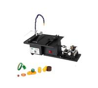 JMOUZHG Máquina de Pulido de Sierra de Mesa, máquina de Corte, Tallado y perforación de Jade, para Metal/Joyas/Madera/Jade (Jade Tools Set)