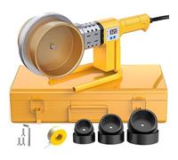 JMOUZHG Soldadora de plástico con 3 unidades y 9 cabezales de matriz para soldar tubos PPR/PE/PP (3 dieheads)