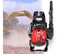 JMOUZHG Soplador de Hojas a Gasolina de Mochila, máquina de soplado de Nieve de Barra Horizontal, con Correas de Soporte Acolchadas para Limpieza de Carreteras 2.2KW