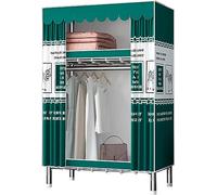 JMOZHCD Armario Armario portátil con Barra para Colgar, Estante, Armario de Almacenamiento para Dormitorio, Armario con suspensión (B 85x45x169cm)
