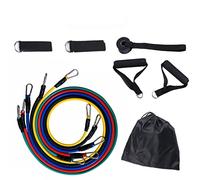 JMOZHCD Banda de Resistencia de látex para Entrenamiento, Tubo de Fitness, Cuerda de Yoga, expansor de Goma elástica, cinturón de Equipo de Fitness (Multi Colored)