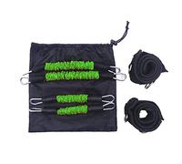 JMOZHCD Banda de Resistencia para Muslos, Conjunto de Gimnasio, Equipo de Entrenamiento de Fuerza y Velocidad de fútbol para Entrenamiento de Sentadillas, glúteos y piernas (Green 1set)